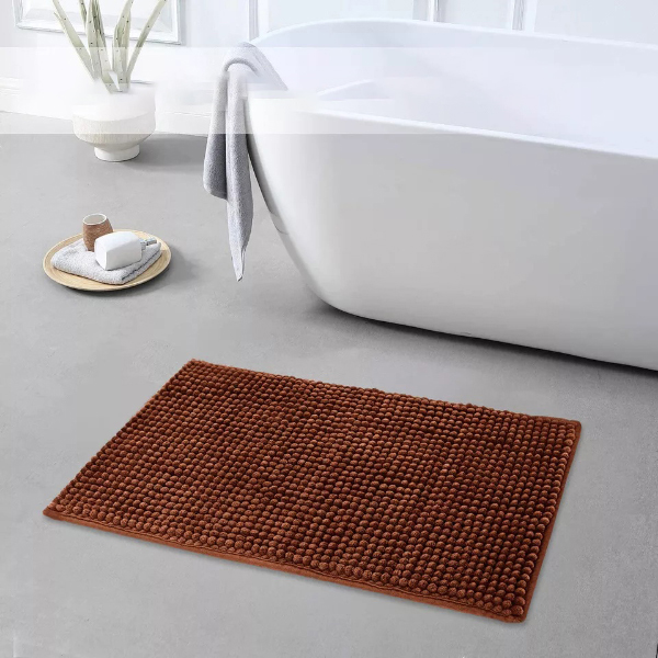 Anti Slip Soft Washable Bath Mat Rugs Water Absorbent Shower Mat 