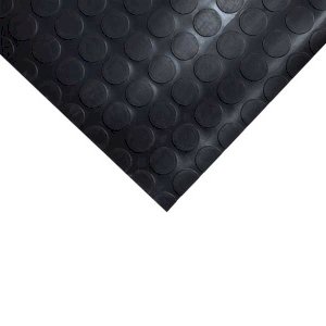 Dotted Surface Rubber Mat for Workshops, Labs & Retail Areas