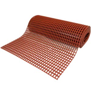 Slip-Resistant Vinyl Matting for Wet and Oily Food Zones