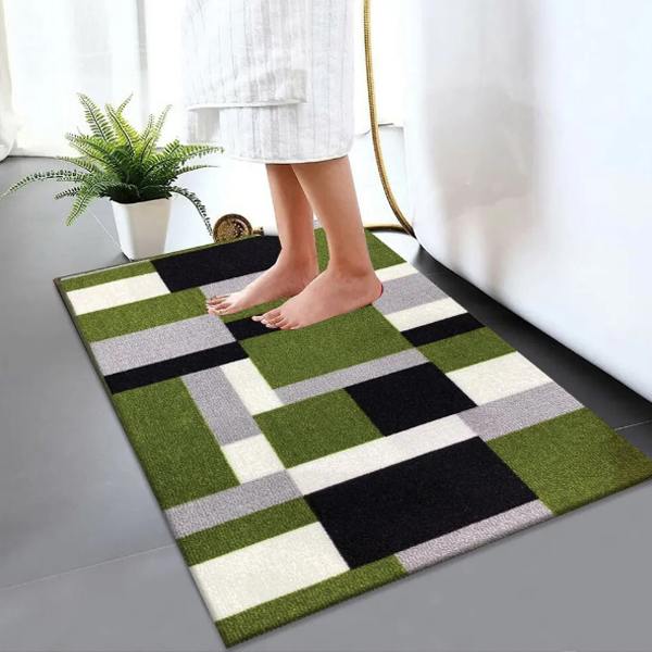 Water Absorbent Bath Mat Toilet Pedestal Mats Small Large Bathroom Rug