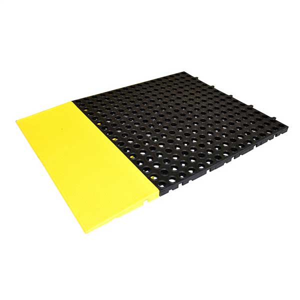 Rubber Floor Tough Deck Tile for Wet Environments & Workstations